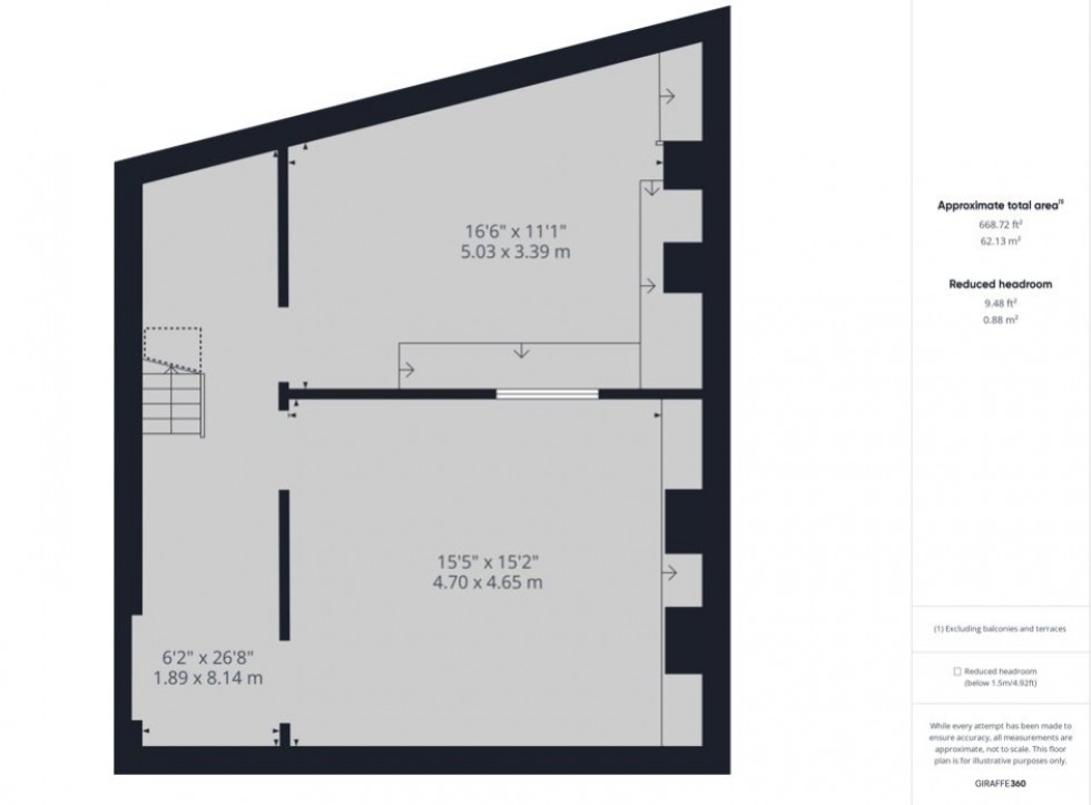 Floorplan for New Lodge, Wigan, Lancashire, WN1 2ND